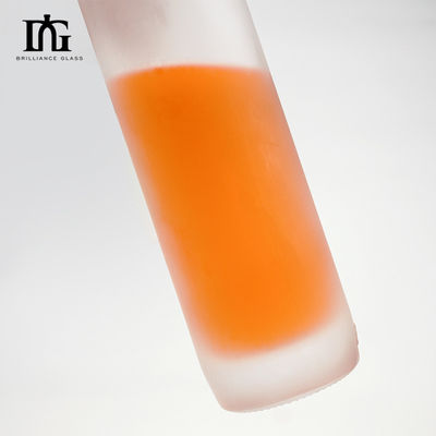 Vodka Brandy Liquor flessen met aanvaardbaar klant logo 500 ml helder rond glas